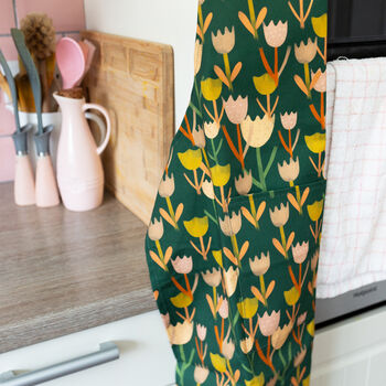 Tulip Floral Adult Apron, 2 of 2