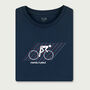 Rain Rider Navy Cyling Long Sleeve Top, thumbnail 2 of 5