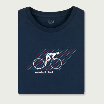 Rain Rider Navy Cyling Long Sleeve Top, 2 of 5