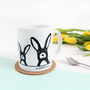 Bunny Family Selfie, Personalised Easter Mug, thumbnail 1 of 2