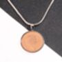 2008 18th Birthday One Penny Coin Pendant Gift, thumbnail 1 of 5