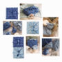 Fabric Gift Wrap Reusable Furoshiki Indigo And Sky, thumbnail 3 of 7