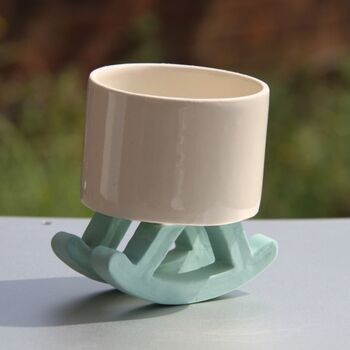 Handmade Rocky Chair Ceramic Whisky Cup, 2 of 6
