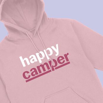 Happy Camper Adult Hoodie, 6 of 6