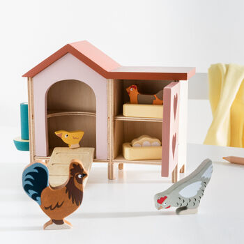 Wooden Chicken Coop Play Set, 2 of 2