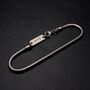 Personalised Silver 5mm Snake Bracelet, thumbnail 10 of 11