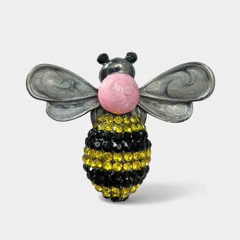 Teacher’s Gold Leaf Bee Scarf And Brooch Set, 3 of 7