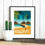 Maldives Art Print, thumbnail 3 of 4