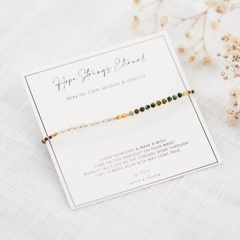 Minimalist Colourful Silk Thread Gemstone Bracelets, 8 of 12