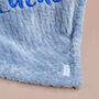 Personalised Dusty Blue New Baby Gift Set, thumbnail 8 of 10