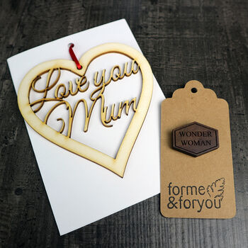 Love You Mum Keepsake And Mothers Day Card, 4 of 12