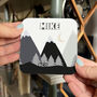 Mountain Biking Personalised Coaster Card, thumbnail 3 of 5