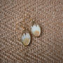 Daisy Gold Plated Earrings, thumbnail 8 of 8