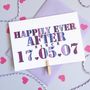 Personalised 'Happily Ever After' Card, thumbnail 1 of 4