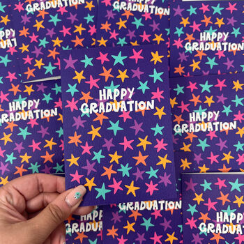 Colourful 'Happy Graduation' Congratulations Card, 3 of 6
