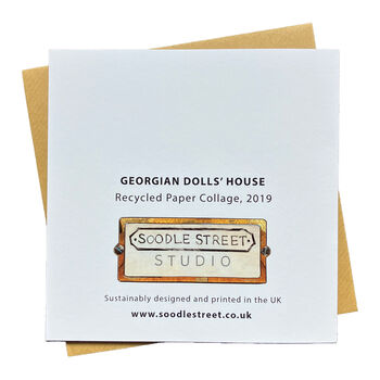 Georgian Dolls' House Greetings Card, 2 of 4
