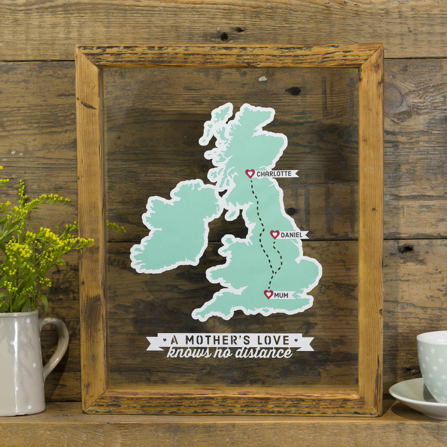 mother/father's love personalised map papercut by kyleigh's papercuts | notonthehighstreet.com