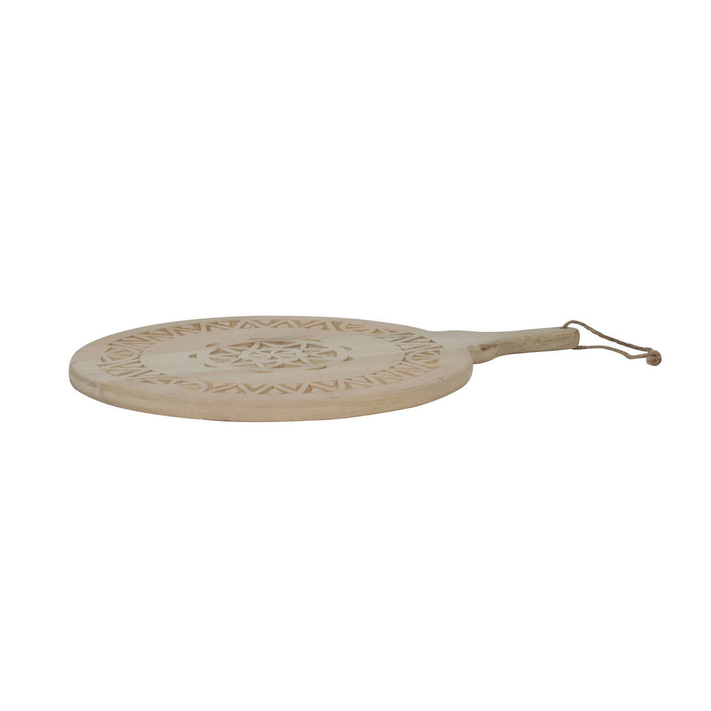 Decorative Round Wooden Chopping Board By Posh Totty Designs Decorative Round Wooden Chopping Board