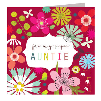 Super Auntie Greetings Card, 2 of 4