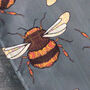 Bumble Bees 100% Pure Cotton Tea Towel, thumbnail 3 of 9