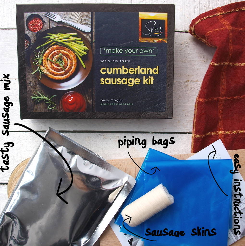 make your own cumberland sausages kit by designa sausage & spicely does