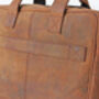 Handmade Leather Laptop Bag, thumbnail 5 of 11