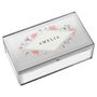 Floral Watercolour Mirrored Jewellery Box, thumbnail 4 of 6