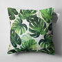 Tropical Green Palm Leaves Cushion Cover, thumbnail 5 of 7