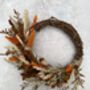 Large Dried Flower Autumn Wreath, thumbnail 1 of 12