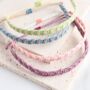Handmade Woven Macrame Waterproof String Bracelet, thumbnail 4 of 10