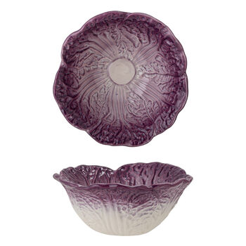 Hand Painted Purple Cabbage Bowl, 2 of 4