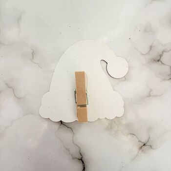 Six X Santa Hat Christmas Drinks Toppers, Champagne Toppers, Festive Cocktails, 6 of 7