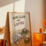 Run Club And Coffee Print, thumbnail 3 of 9