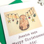 Personalised Happy Christmoose Christmas Card, thumbnail 3 of 5