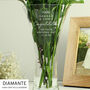 Personalised Engagement Hand Cut Diamente Heart Vase, thumbnail 4 of 4