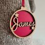 Personalised Name Christmas Bauble, thumbnail 1 of 9
