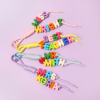Personalised Teacher Gift Bag Charm, 3 of 3