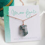 Genuine Moss Agate Necklace, thumbnail 4 of 9