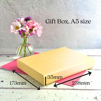 Personalised 50th Birthday Gift For Her, Luxury Gardening Set With Journal, Gloves And Seeds, 12 of 12