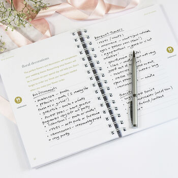 Personalised Flower Wedding Planner Handbook, 5 of 9