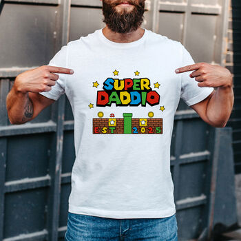 Super Daddio Gaming Men's T Shirt, 3 of 5