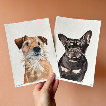 Personalised Pet Illustration In Watercolour, 8 of 12