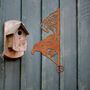 Rusted Peaking Dogs Metal Dog Wall Decor Rusty Dogs Art, thumbnail 10 of 10