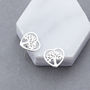 Sterling Silver Tree Of Life Earrings, thumbnail 1 of 2