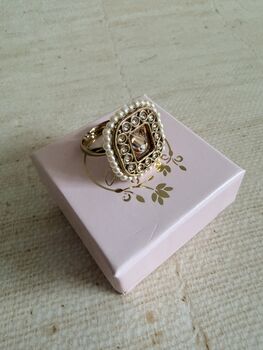 Gold Antique Adjustable Ring, 3 of 7