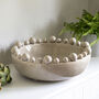 Large Decorative Beige Bowl, thumbnail 3 of 3