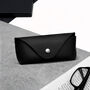 Handmade Leather Arched Hard Glasses Case, thumbnail 1 of 3