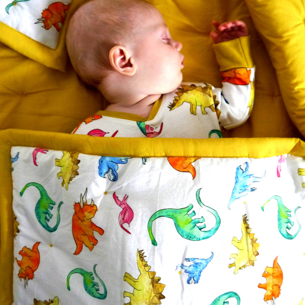 Children's Dinosaur Quilt, 1 of 5