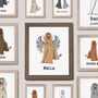 Personalised Afghan Hound Portrait Print, thumbnail 4 of 10