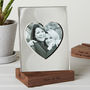 Silver Heart Frame With Personalised Stand, thumbnail 1 of 7